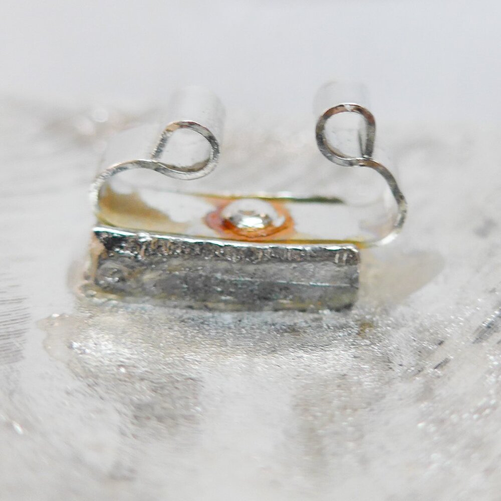 Rectangular Engraved Silver Toned Bolo Tie - image 8